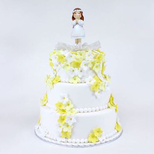Afbeelding van Yellow Flower taart