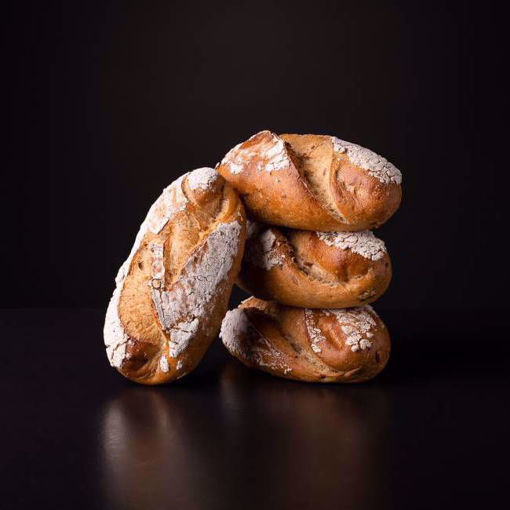 Afbeelding van 4 rustique broodjes