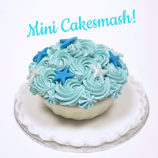 Afbeelding van Mini cake smash blauw