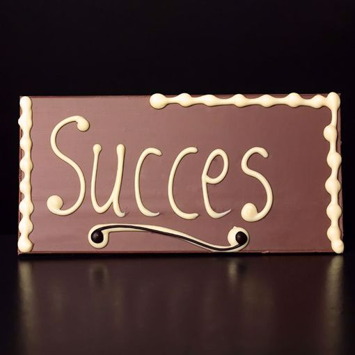 Afbeelding van Choco tablet "Succes"