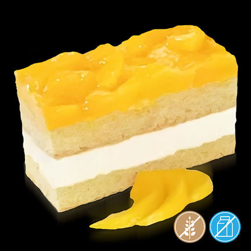 Afbeelding van Gluten / lactose arm gebakje (perzik)