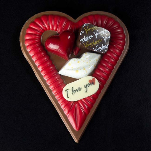 Afbeelding van Chocolade Hart met Bonbons