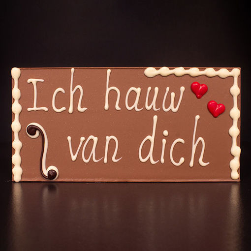 Afbeelding van Choco tablet "Ich Hauw Van Dich"