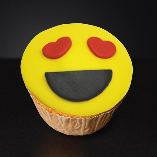 Afbeelding van Smiley muffin heart eyes