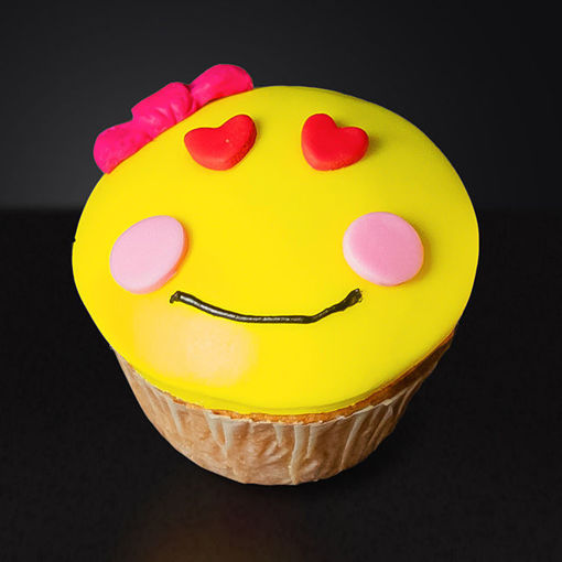 Afbeelding van Smiley muffin communie meisje