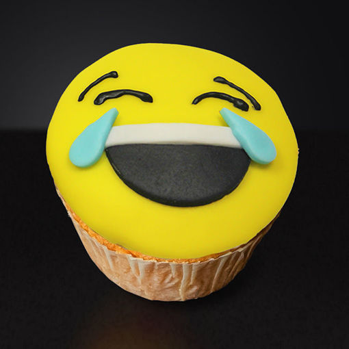 Afbeelding van Smiley muffin lachend huilend