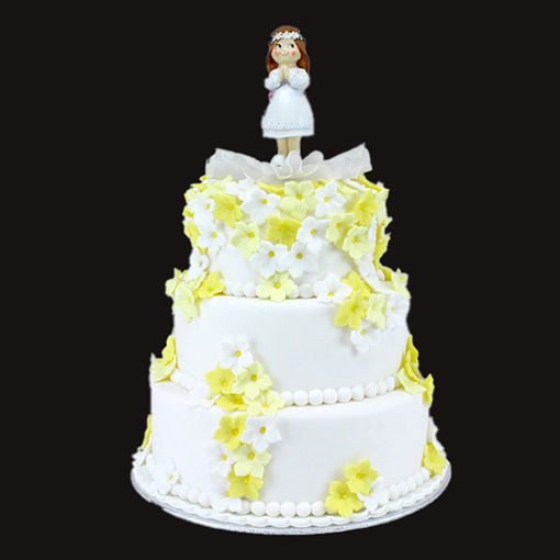 Afbeelding van Yellow Flower taart