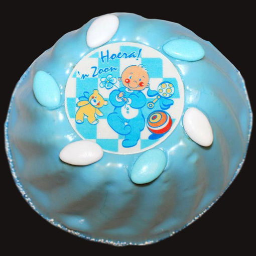 Afbeelding van Blauw tulband