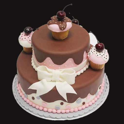 Afbeelding van Choco cupcake taart