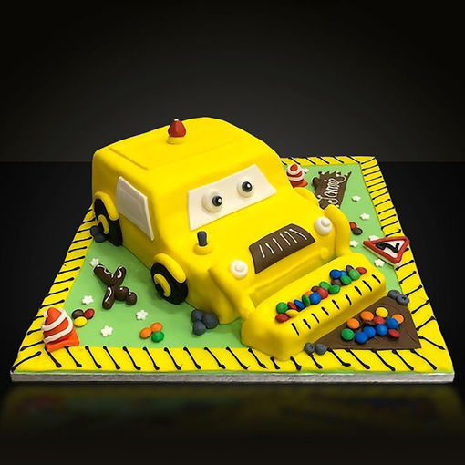 Afbeelding van (FT328) Bulldozer taart 30 personen