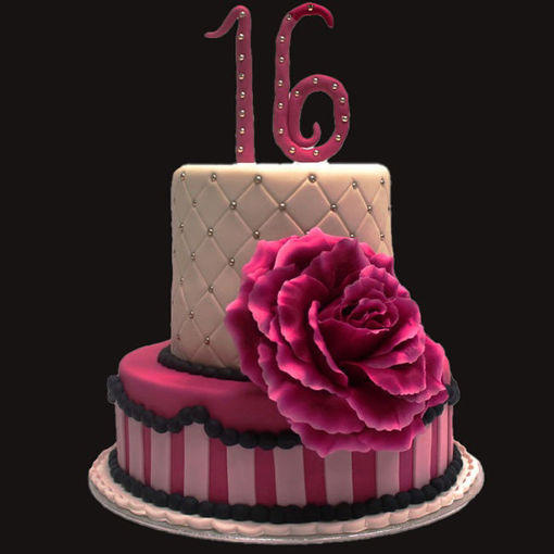 Afbeelding van Sweet 16 taart 45 personen