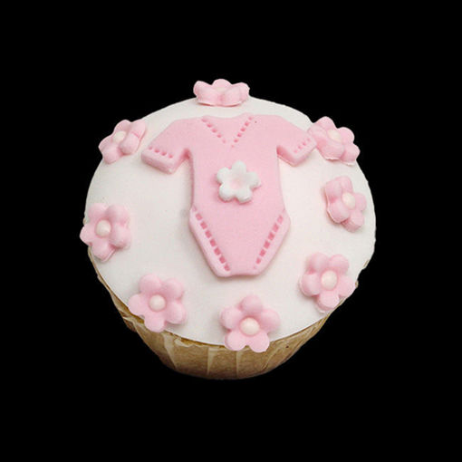 Afbeelding van Muffin baby rompertje roze