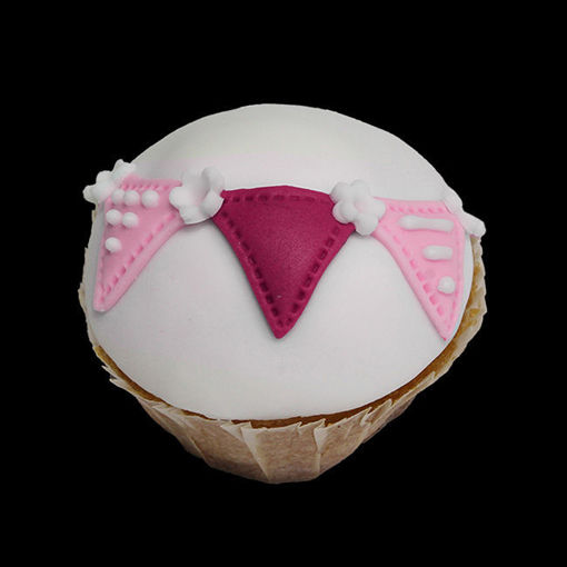 Afbeelding van Muffin roze vlag