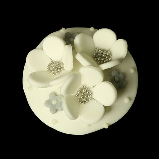 Afbeelding van Silver flowers