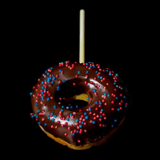 Afbeelding van Mini donut red blue