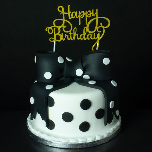 Afbeelding van Big Ribbon Black And White