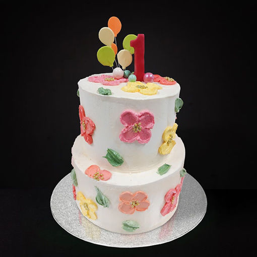 Afbeelding van Flowers and Balloons