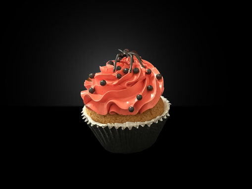 Afbeelding van Spiderman Cupcake rood